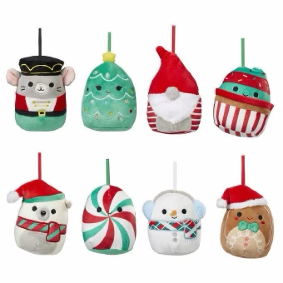 NWT HOLIDAY CLASSIC COLLECTION SQUISHMALLOWS 8 IN SET - Picture 2 of 13